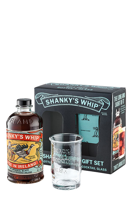 Shanky's Whisp Black Irish Whiskey Liqeur + szklanka